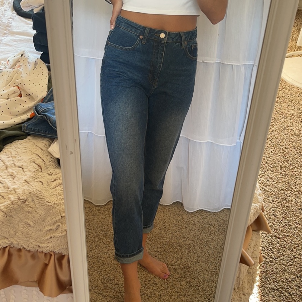 Free People High-Waisted Mom Jeans